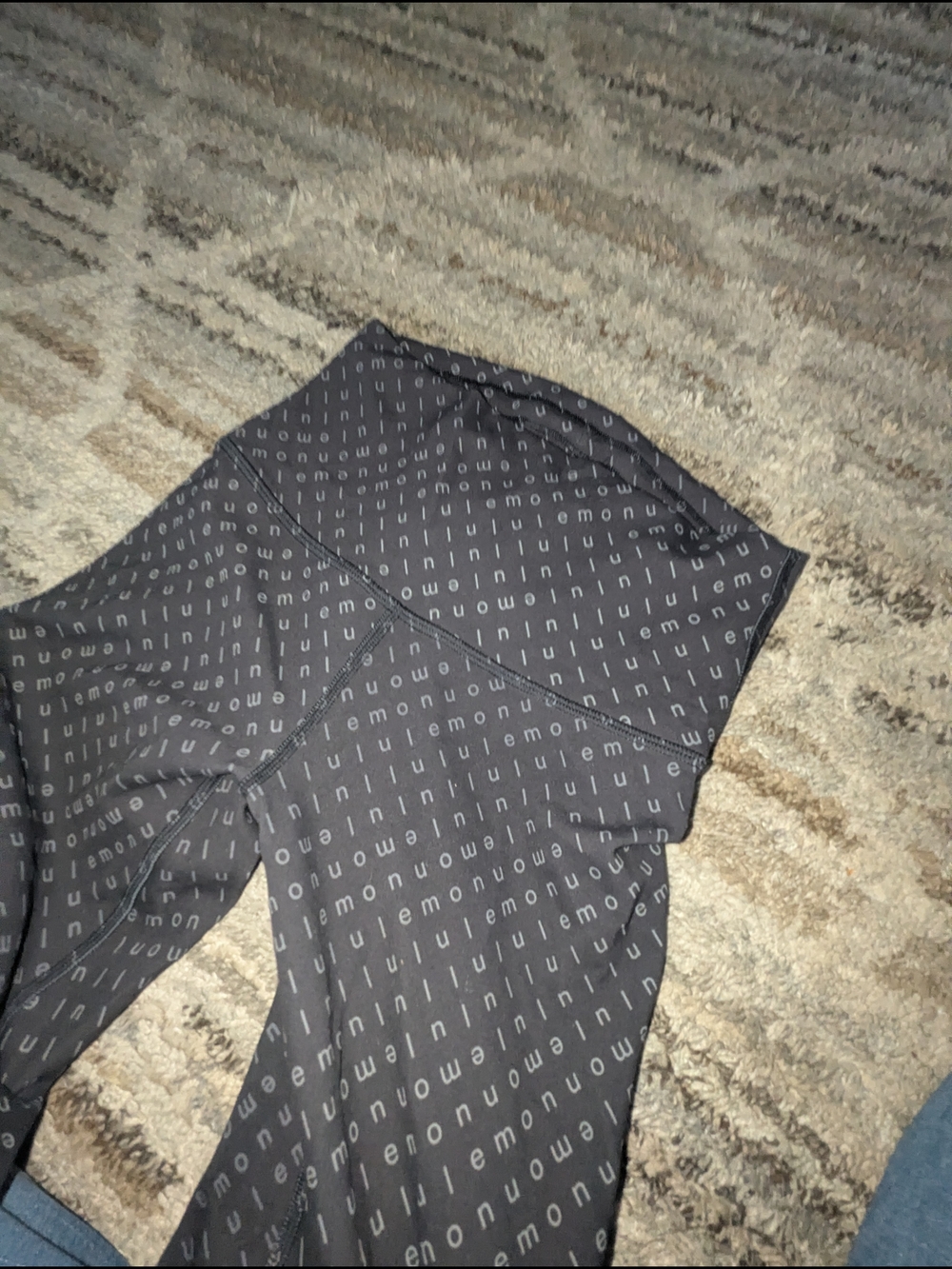 lululemon athletica Black Patterned High-Rise Leggings - Picture 2 of 6